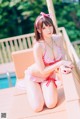 [霜月shimo] Megumi Kato 加藤恵 Swimsuit Version